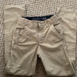 Crown and Ivy Khakis. Boys 10 Slim